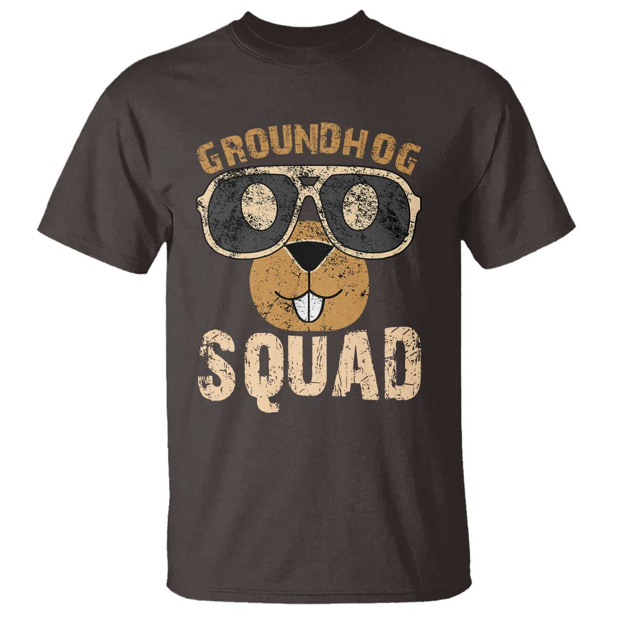 Groundhog Squad T Shirt Cute Woodchuck Happy Groundhog Day