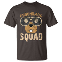 Groundhog Squad T Shirt Cute Woodchuck Happy Groundhog Day
