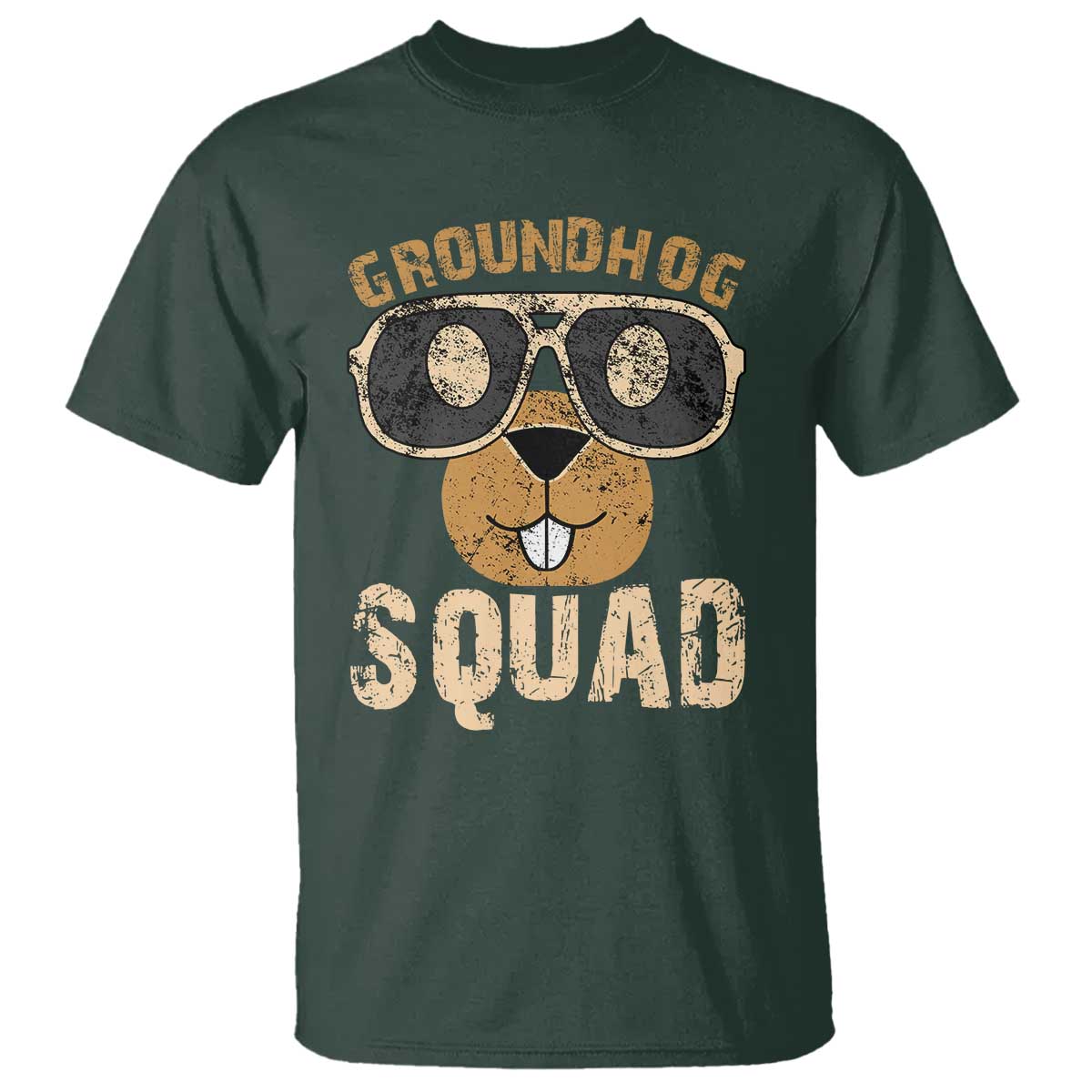 Groundhog Squad T Shirt Cute Woodchuck Happy Groundhog Day