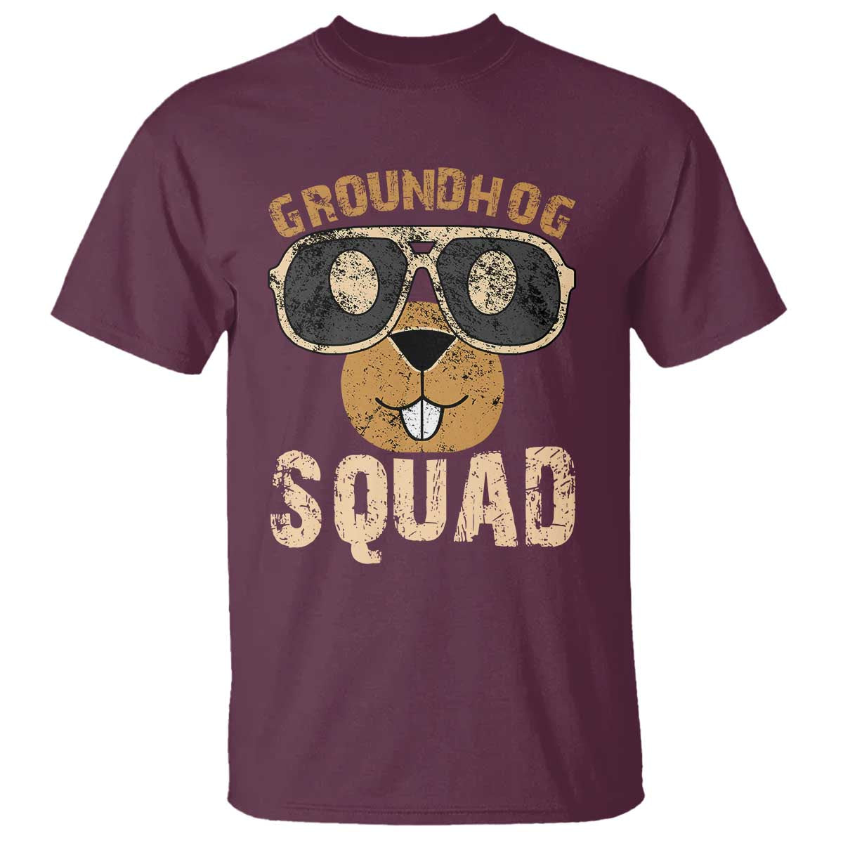 Groundhog Squad T Shirt Cute Woodchuck Happy Groundhog Day