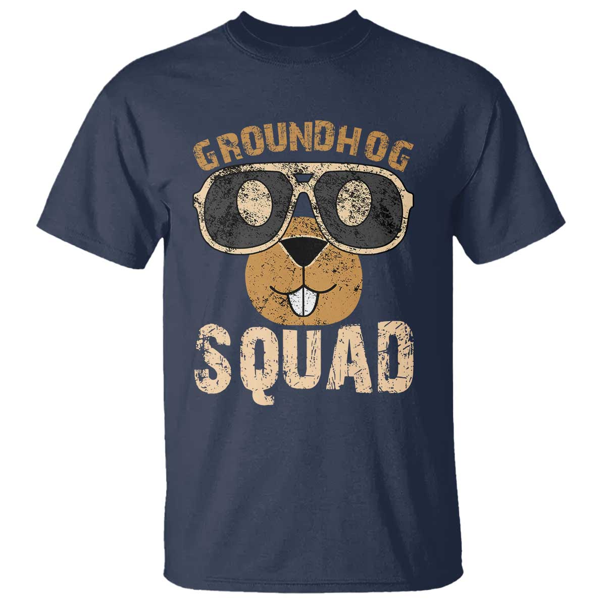 Groundhog Squad T Shirt Cute Woodchuck Happy Groundhog Day