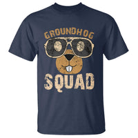 Groundhog Squad T Shirt Cute Woodchuck Happy Groundhog Day