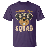 Groundhog Squad T Shirt Cute Woodchuck Happy Groundhog Day
