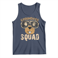 Groundhog Squad Tank Top Cute Woodchuck Happy Groundhog Day