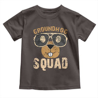 Groundhog Squad Toddler T Shirt Cute Woodchuck Happy Groundhog Day