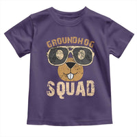 Groundhog Squad Toddler T Shirt Cute Woodchuck Happy Groundhog Day