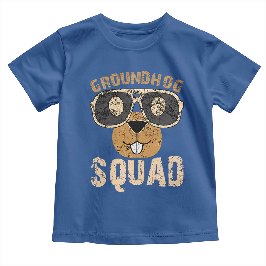 Groundhog Squad Toddler T Shirt Cute Woodchuck Happy Groundhog Day