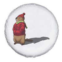 Groundhog Shadow Spare Tire Cover Funny Woodchuck Ground Hog Meteorlogy