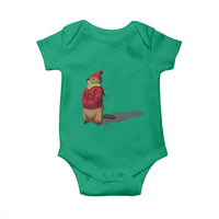 Groundhog Shadow Baby Onesie Funny Woodchuck Ground Hog Meteorlogy