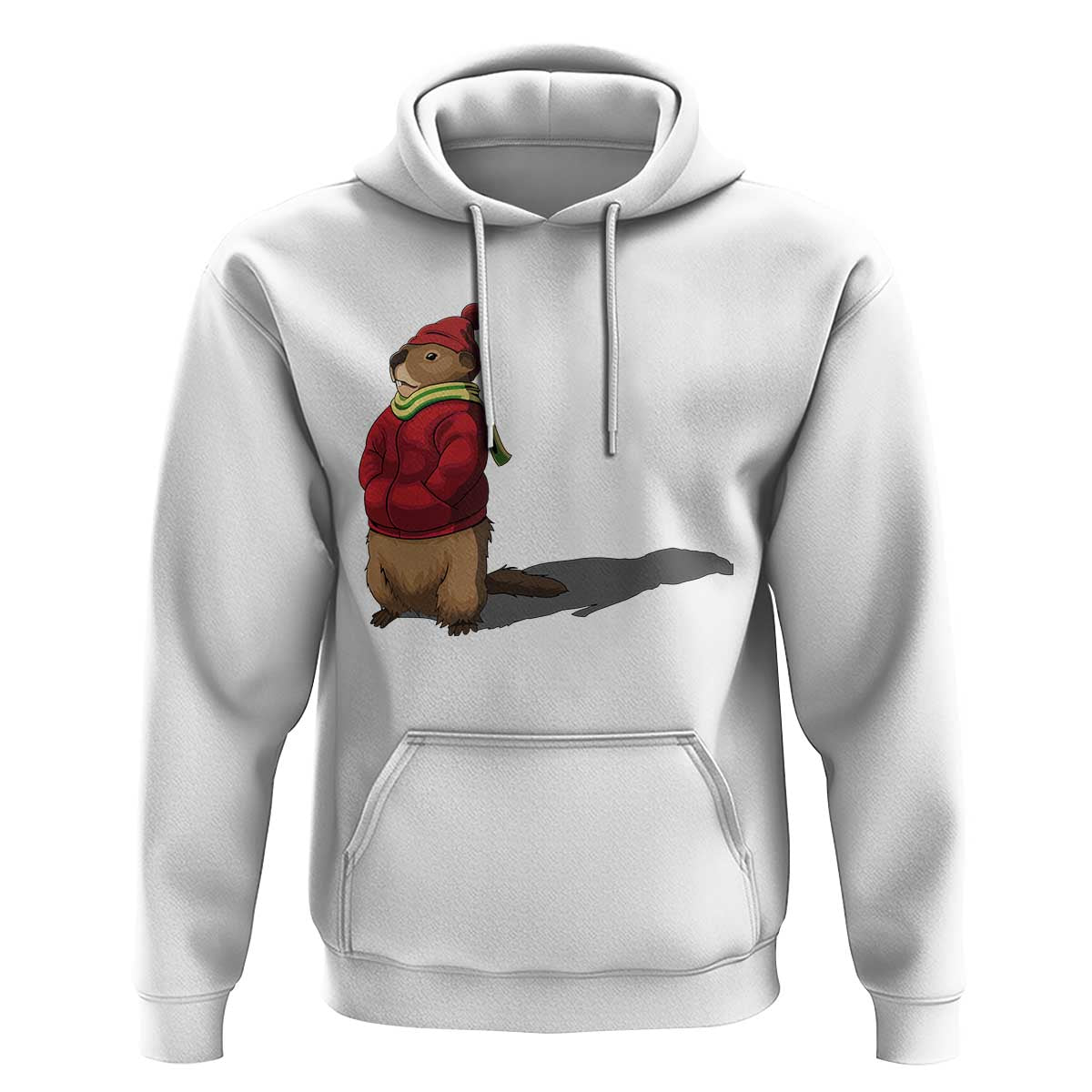 Groundhog Shadow Hoodie Funny Woodchuck Ground Hog Meteorlogy