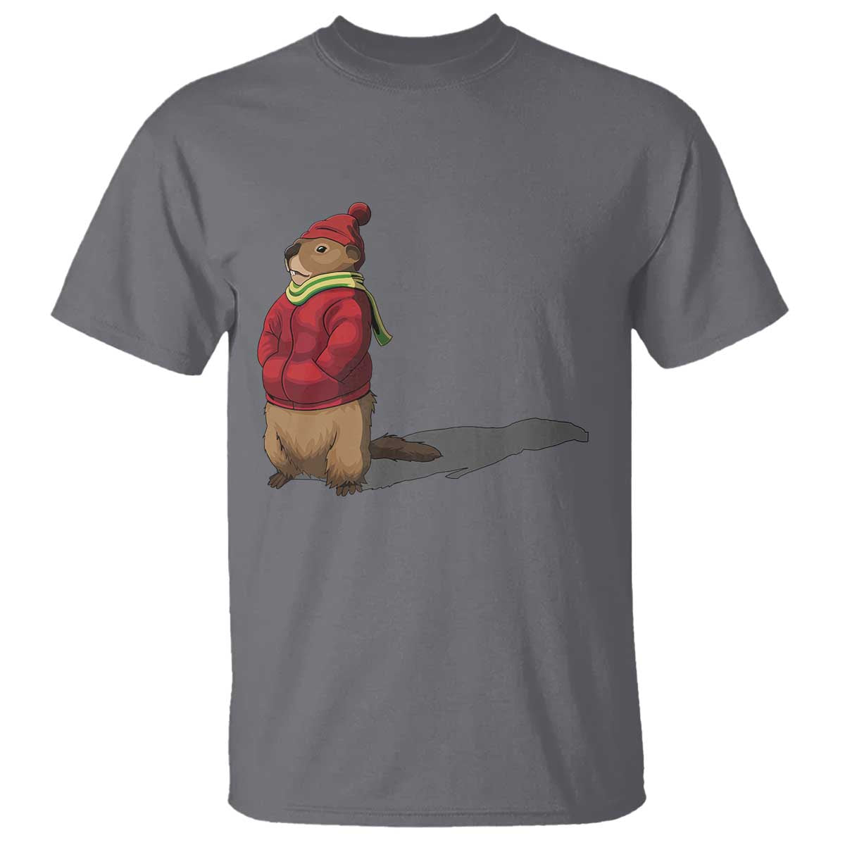 Groundhog Shadow T Shirt Funny Woodchuck Ground Hog Meteorlogy