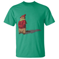 Groundhog Shadow T Shirt Funny Woodchuck Ground Hog Meteorlogy