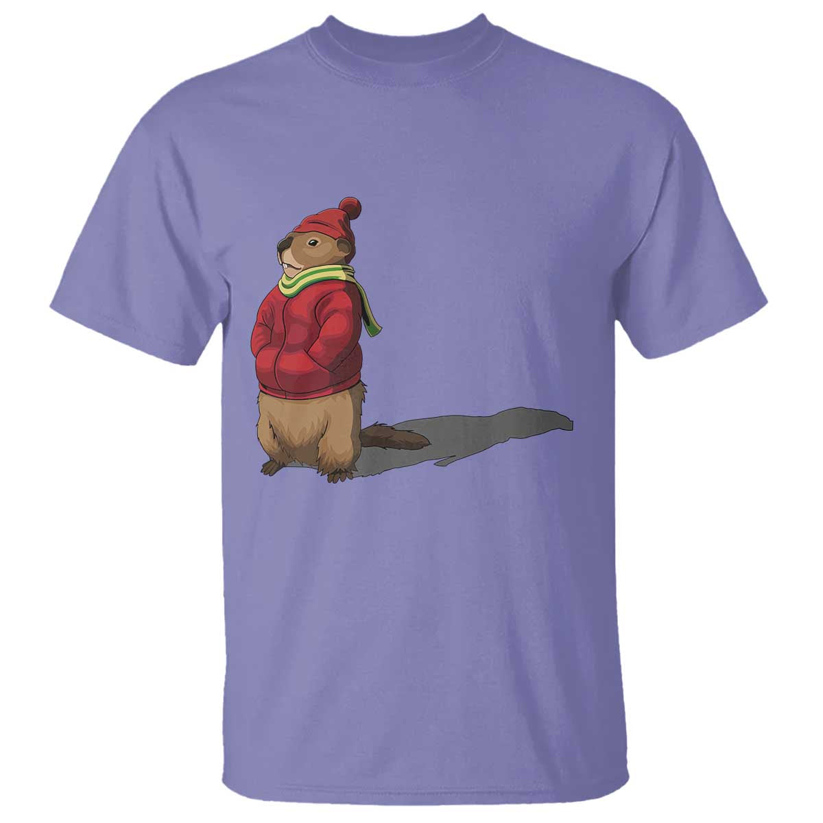 Groundhog Shadow T Shirt Funny Woodchuck Ground Hog Meteorlogy