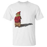 Groundhog Shadow T Shirt Funny Woodchuck Ground Hog Meteorlogy