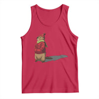 Groundhog Shadow Tank Top Funny Woodchuck Ground Hog Meteorlogy