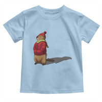 Groundhog Shadow Toddler T Shirt Funny Woodchuck Ground Hog Meteorlogy