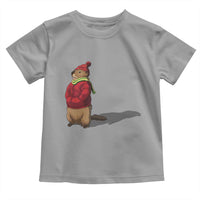 Groundhog Shadow Toddler T Shirt Funny Woodchuck Ground Hog Meteorlogy
