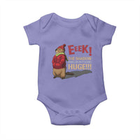 Groundhog Shadow Baby Onesie Eeek The Shadow Makes My Butt Look Huge