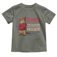 Groundhog Shadow Toddler T Shirt Eeek The Shadow Makes My Butt Look Huge