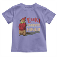 Groundhog Shadow Toddler T Shirt Eeek The Shadow Makes My Butt Look Huge