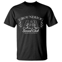 Groundhog Social Club T Shirt Shadow Society Funny Woodchuck
