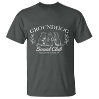 Groundhog Social Club T Shirt Shadow Society Funny Woodchuck