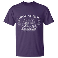 Groundhog Social Club T Shirt Shadow Society Funny Woodchuck