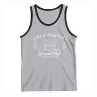 Groundhog Social Club Tank Top Shadow Society Funny Woodchuck