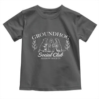 Groundhog Social Club Toddler T Shirt Shadow Society Funny Woodchuck
