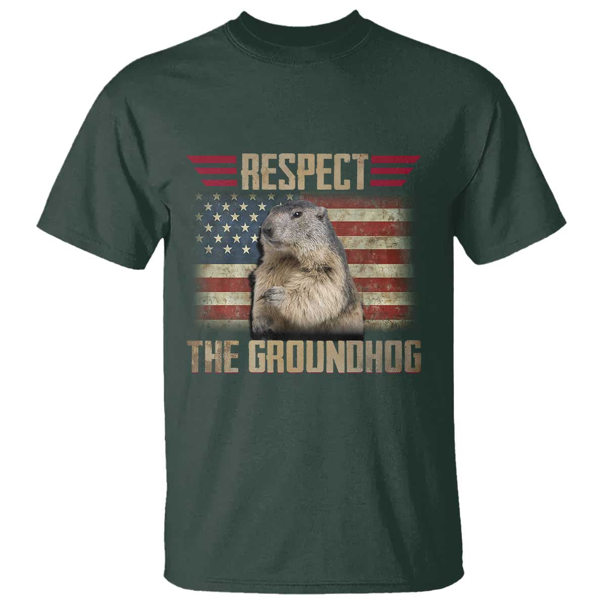 Groundhog Meteorology T Shirt Respect The Groundhog Woodchuck Photo GroundHog Day