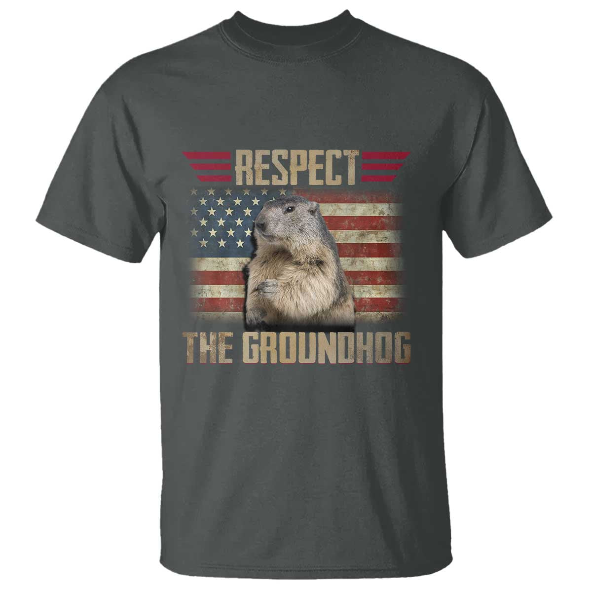 Groundhog Meteorology T Shirt Respect The Groundhog Woodchuck Photo GroundHog Day