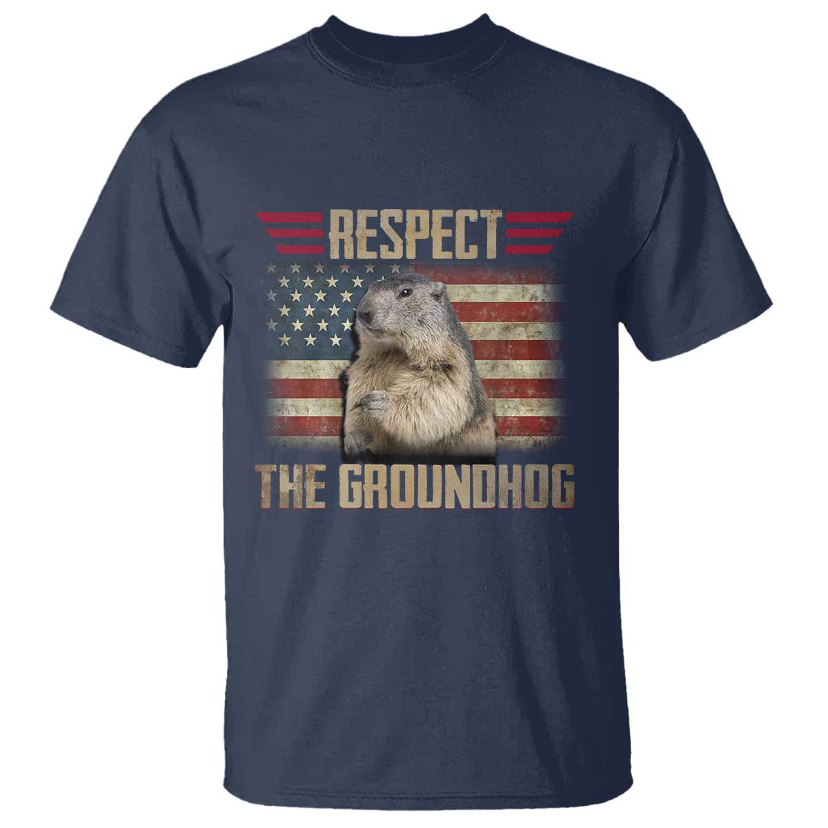 Groundhog Meteorology T Shirt Respect The Groundhog Woodchuck Photo GroundHog Day