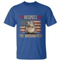 Groundhog Meteorology T Shirt Respect The Groundhog Woodchuck Photo GroundHog Day