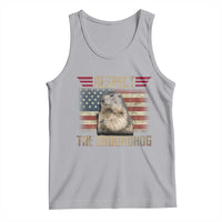 Groundhog Meteorology Tank Top Respect The Groundhog Woodchuck Photo GroundHog Day