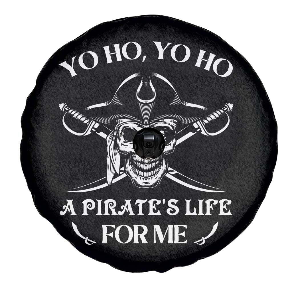Funny Pirate Skull Spare Tire Cover Yo Ho Life For Me Buccaneer Freebooter