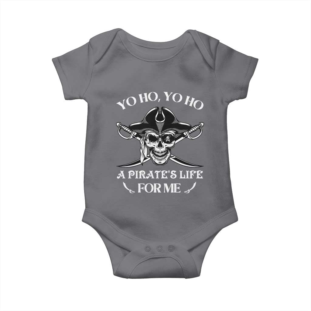 Funny Pirate Baby Onesie Pirate Life For Me Pirate Skull Buccaneer Freebooter