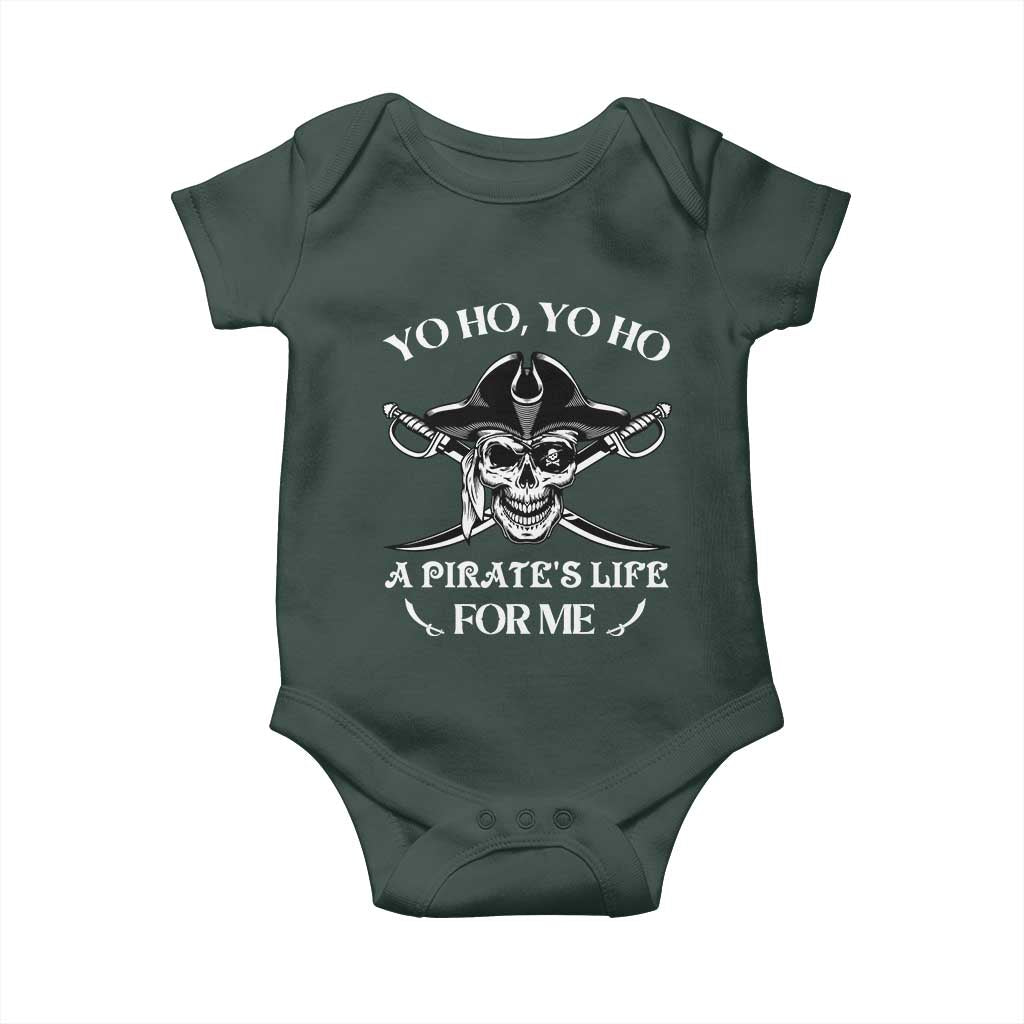Funny Pirate Baby Onesie Pirate Life For Me Pirate Skull Buccaneer Freebooter