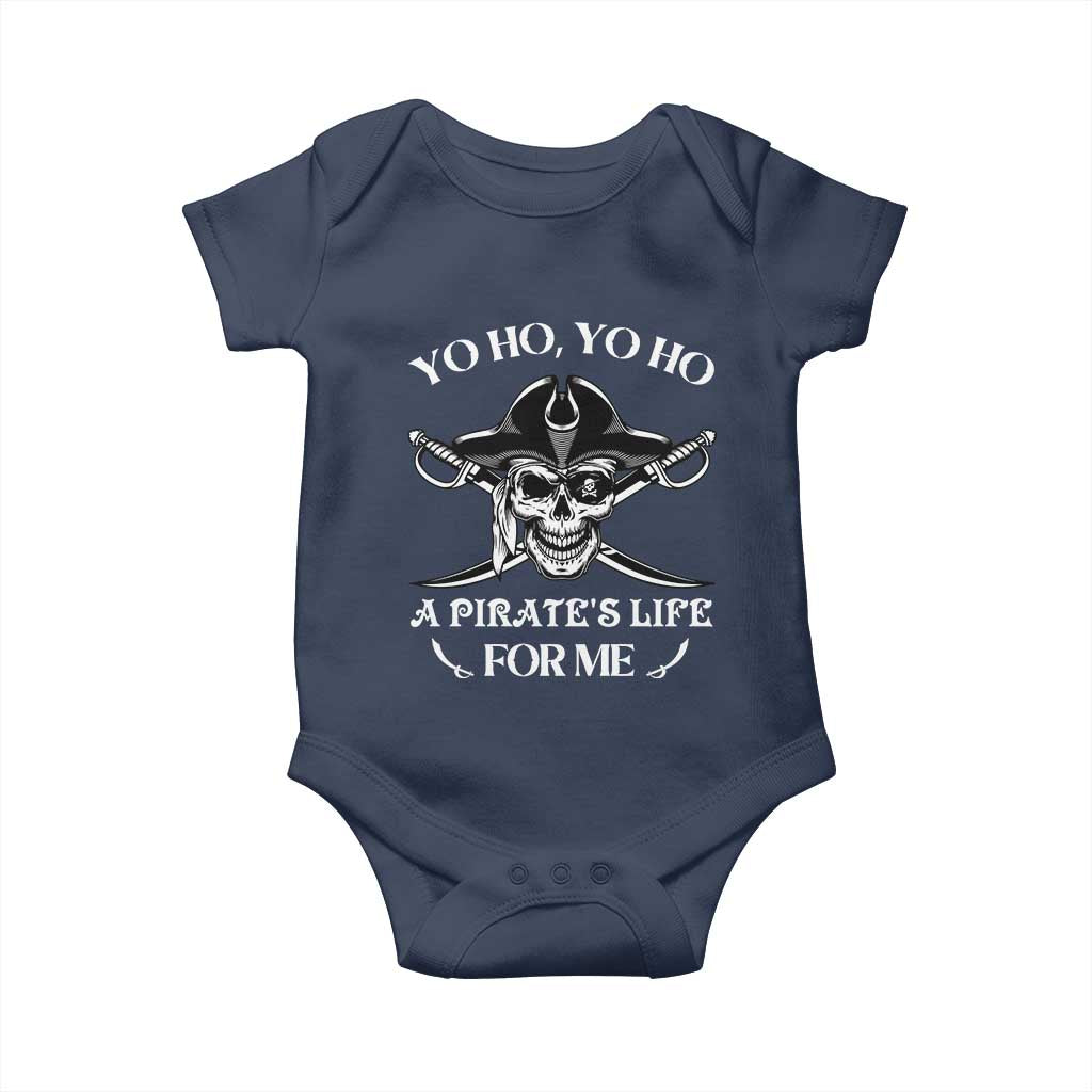 Funny Pirate Baby Onesie Pirate Life For Me Pirate Skull Buccaneer Freebooter