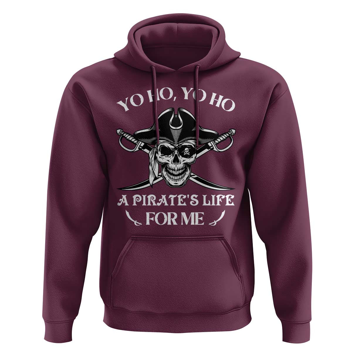 Funny Pirate Hoodie Pirate Life For Me Pirate Skull Buccaneer Freebooter