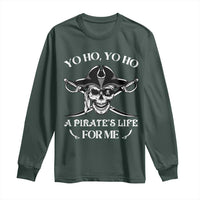 Funny Pirate Long Sleeve Shirt Pirate Life For Me Pirate Skull Buccaneer Freebooter