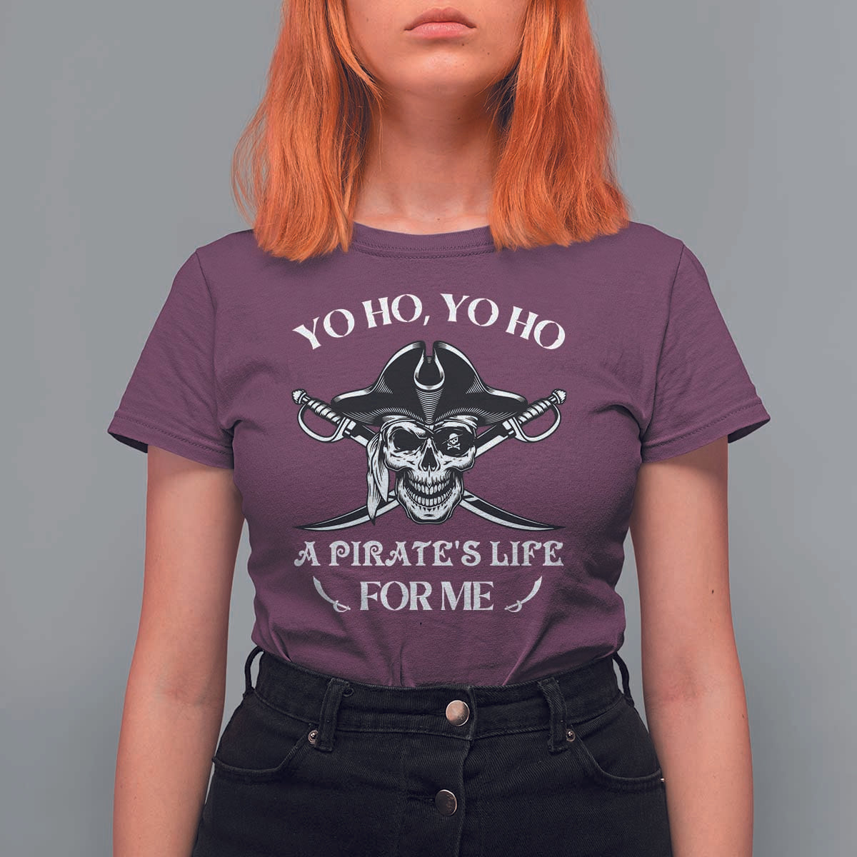 Funny Pirate T Shirt For Women Pirate Life For Me Pirate Skull Buccaneer Freebooter