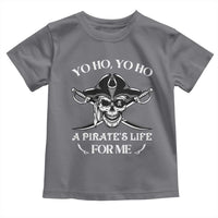 Funny Pirate Toddler T Shirt Pirate Life For Me Pirate Skull Buccaneer Freebooter