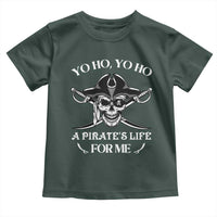Funny Pirate Toddler T Shirt Pirate Life For Me Pirate Skull Buccaneer Freebooter