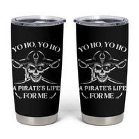 Funny Pirate Skull Tumbler Cup Yo Ho Life For Me Buccaneer Freebooter