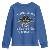 Funny Pirate Youth Sweatshirt Pirate Life For Me Pirate Skull Buccaneer Freebooter