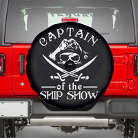 Funny Pirate Spare Tire Cover Captain Ship Show Boater Boating Captain