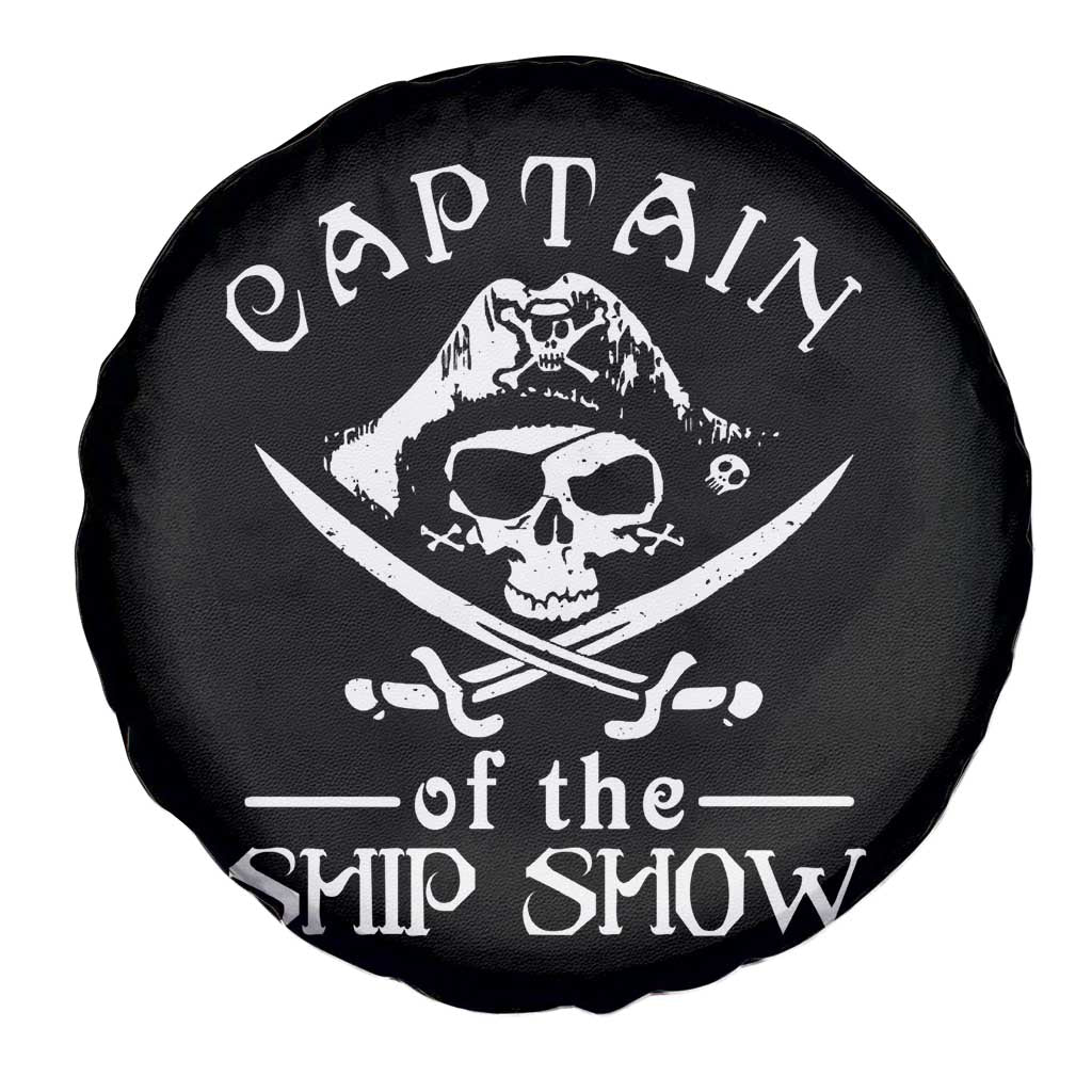 Funny Pirate Spare Tire Cover Captain Ship Show Boater Boating Captain