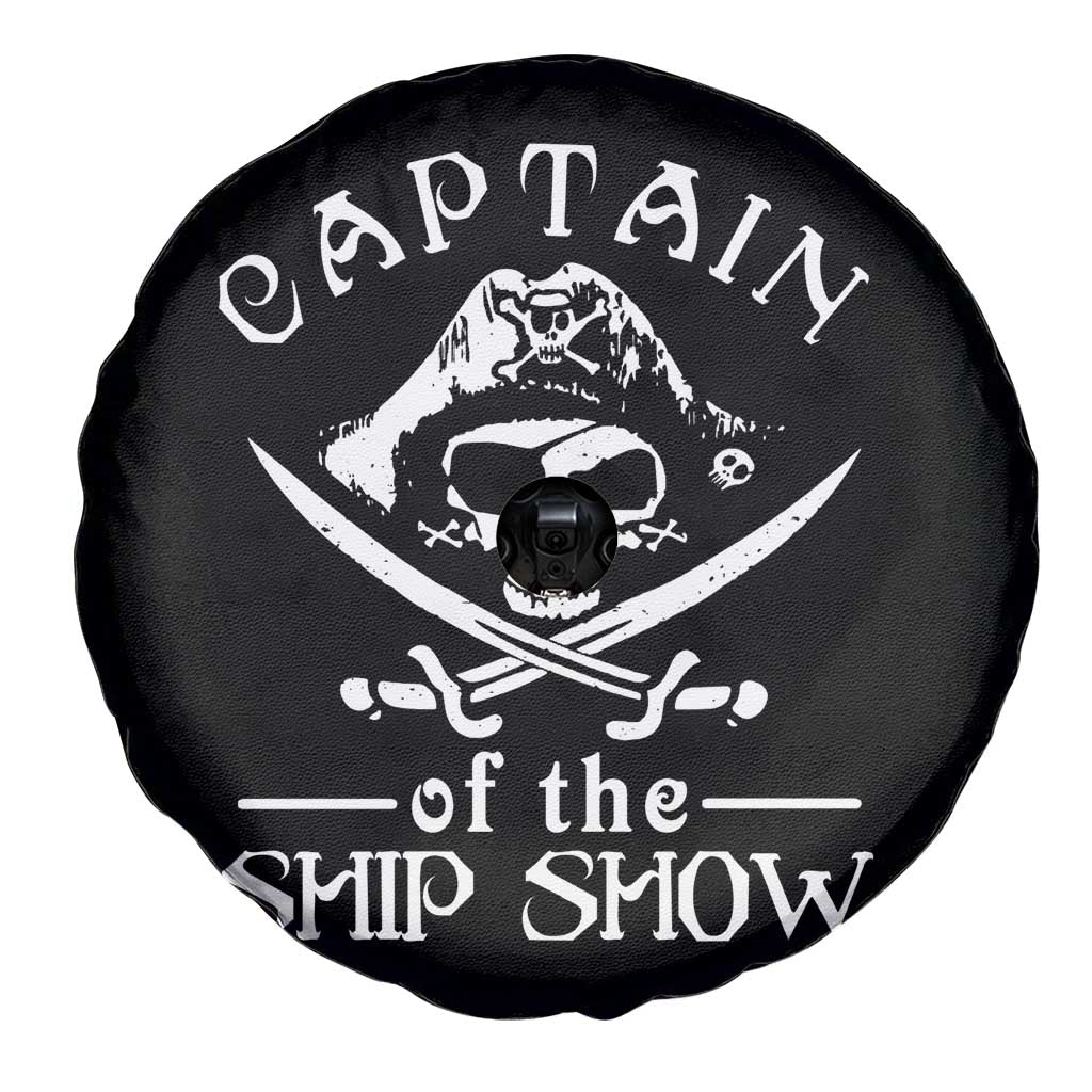 Funny Pirate Spare Tire Cover Captain Ship Show Boater Boating Captain