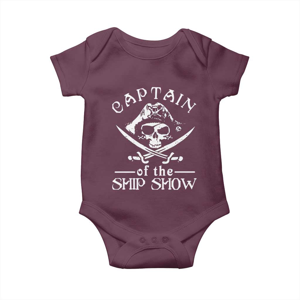 Funny Pirate Baby Onesie Captain Ship Show Boater Boating Captain