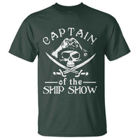Funny Pirate T Shirt Captain Ship Show Boater Boating Captain